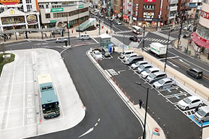 志木駅前ロータリー駐車場（写真右側）